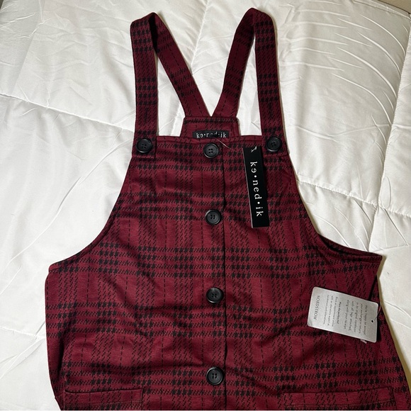 ke.ned.ik Herringbone Plaid Dress Jumper - Picture 3 of 12